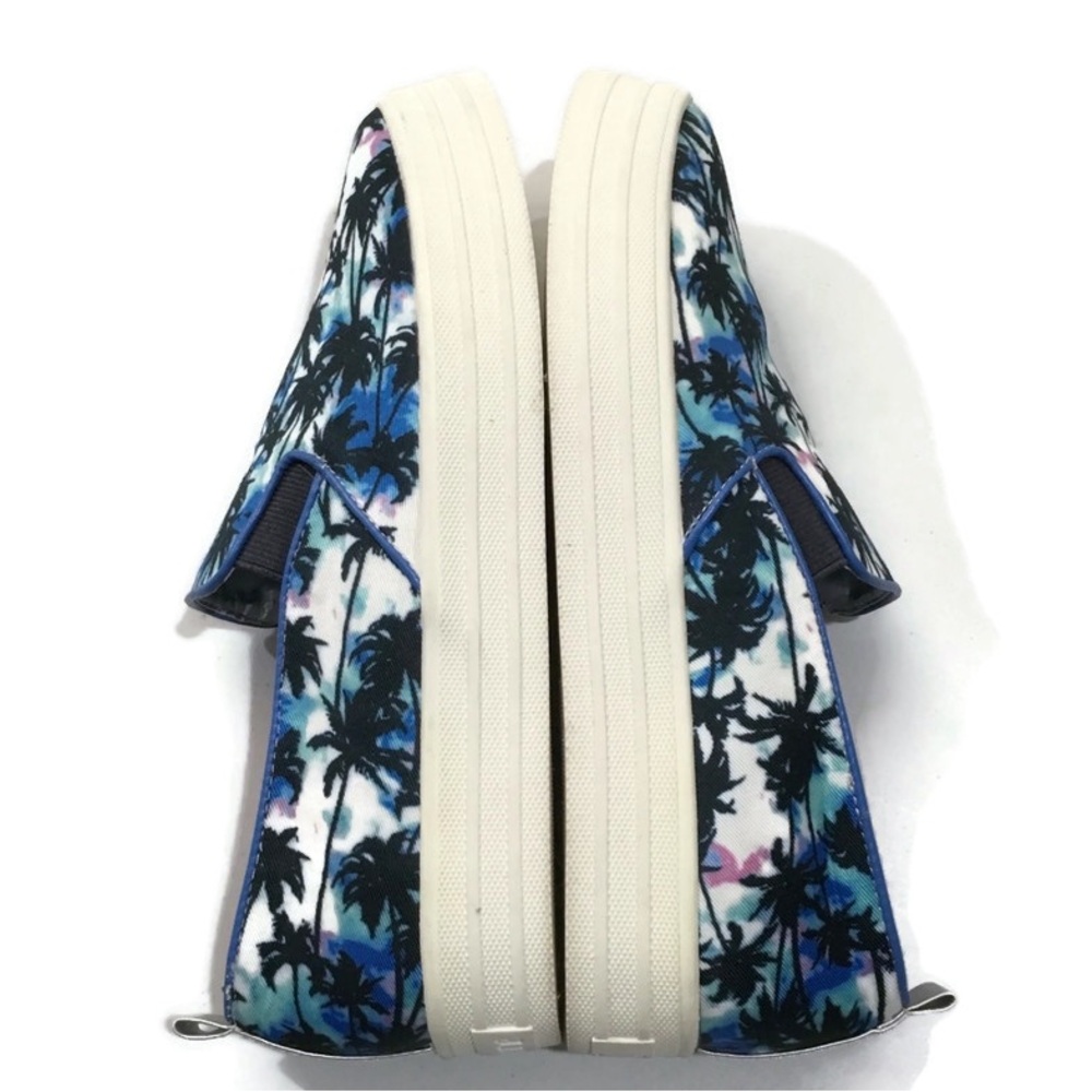 Palm Tree Print Slip On Juicy Couture Sneakers Size 9 Women's